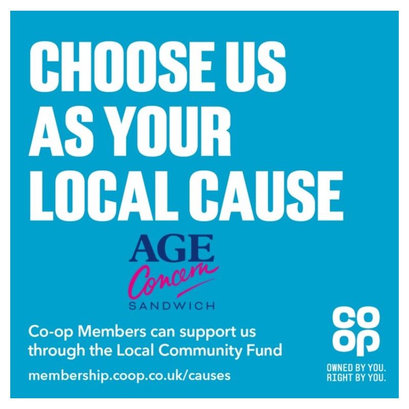 Co-op UK Local Community Fund chooses Age Concern Sandwich - Age Concern Sandwich