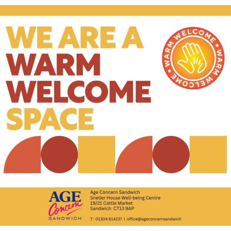 WE ARE A WARM WELCOME SPACE - Age Concern Sandwich